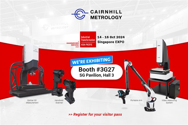 Cairnhill Metrology @ ITAP 2024 Booth #3G27